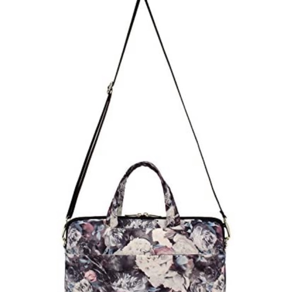 Laptop bag carrying case NWT abstract rose pattern - Picture 3 of 10